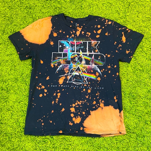 Urban Outfitters Tops - vintage pink floyd tie dye acid wash splatter band tee